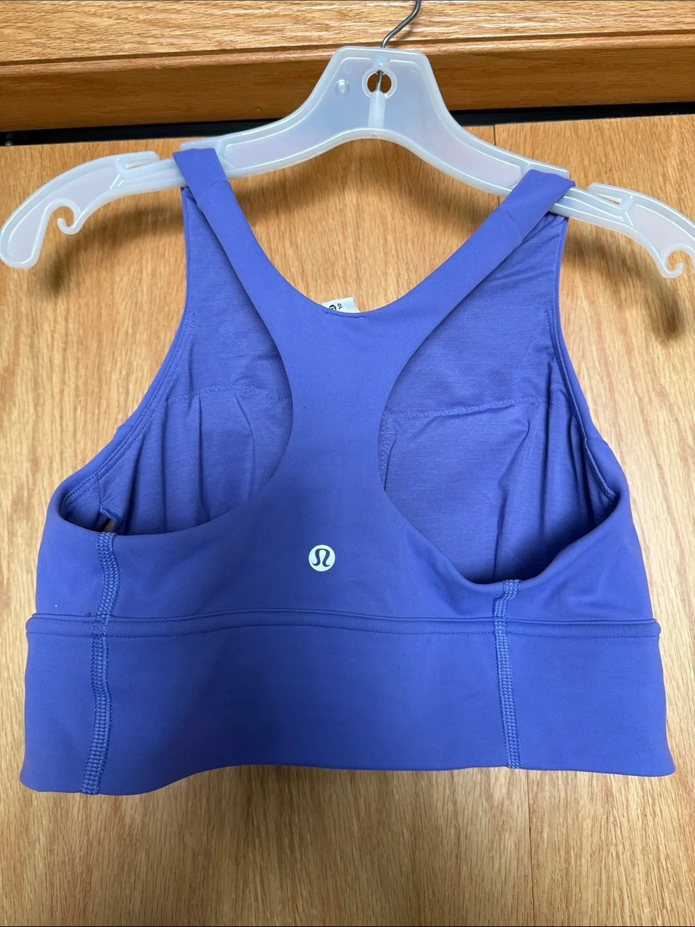 lululemon athletic Wunder Train purple racerback bra